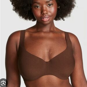 Pink Lightly Lined Lounge Bralette M